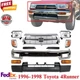 Front Bumper Face Bar Chrome Steel Kit Fits For 1996-1998 Toyota 4Runner 11 Pcs