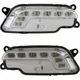 For 2010-2016 Mercedes-Benz E350 Daytime Running Light Pair CAPA w/Bulbs