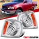 Fit 1997-2003 Ford F150 Expedition Bumper Corner Turn Signal Lights Left+Right