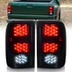For 93-97 Ford Ranger LED Tail Lights Rear Brake Lamp Black Smoke Lens Pair L+R