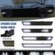 4x Dynamic Front Rear LED Side Marker Light Kit For 2015-2023 Dodge Challenger