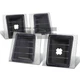 BLACK CRYSTAL CORNER CLEAR REFLECTOR 4-PCS LIGHTS FOR 94-98 CHEVY C10 1500/2500