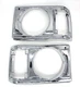 Fit For Toyota 1981-87 Land Cruiser FJ60 Headlamp Door Light Case Chrome RH LH