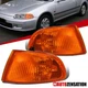 Fit 1992-1995 Honda Civic Coupe Hatchback Amber Corner Signal Parking Lights