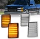 Front Corner Light Assembly 4Pcs for 1988-1993 Chevy C/K 1500 2500 3500 Suburban