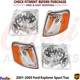 Front Headlights Assembly & Corner Lights For 2001-2005 Ford Explorer Sport Trac
