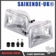Driver and Passenger Side Headlights for Ford Ranger 1993-1997 Halogen w/ Bulb/s