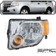 Driver Side LH Halogen Headlight fits FORD 08-12 ESCAPE