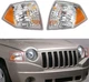 Turn Signal Light Corner Parking Lamp Fit Jeep Compass 2007-2010 Left&Right Side