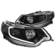 FOR 09-14 ACURA TSX [HID MODEL] LED TUBE PROJECTOR HEADLIGHTS LAMPS BLACK LH+RH