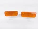 Amber Front Bumper Lights Turn Signal For Toyota Pickup 1979-1983 4WD LH+RH