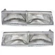 Headlight Driver and Passenger Side Fits 1989-1994 Mercury Grand Marquis Cougar