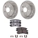 Rear Brake Disc Rotors and Pads Kit for Chevy Olds Pontiac Grand Am Century Prix