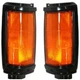Corner Light For 87-93 Dodge Ram 50 w/ black trim Set of 2 Left & Right w/ Bulbs