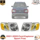 Headlights + Corner Lights Assembly For 2001-2005 Ford Explorer Sport Trac