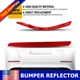 Red Rear Bumper Reflector For Kia Optima 2014 and 2015 Left & Right Pack of 2 US