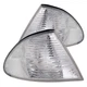 Anzo 521006 Chrome Crystal Turn Signal Corner Lights for 99-01 BMW 3 Series 4DR