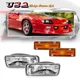 Clear Bumper Signal Lights & Amber Side Marker Lights For Chevrolet Camaro 85-92