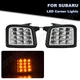For 2015-18 Subaru STI WRX LED Corner Lamp Front Bumper Turn Signal Lights Clear