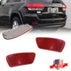 2PCS Red Lens Rear Bumper Reflectors For 11-20 Jeep Grand Cherokee WK2, Compass 2PCS Red Lens Rear Bumper Reflectors For 11-20 Jeep Grand Cherokee WK2, Compass