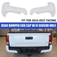Rear Bumper End Cap WHITE W/O Sensor Hole Set Pair For Toyota Tacoma 2016-2024
