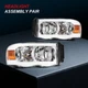 Chrome For 2002-2005 Dodge Ram LED DRL Headlights Assembly Pair Headlamp