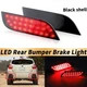 2x LED Black Bumper Reflector Tail Stop Brake Lights For 2013-15 XV Crosstrek XV