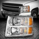 For 07-14 Chevy Silverado 1500-3500 HD OE Style Driver Left Side Headlight Lamp For 07-14 Chevy Silverado 1500-3500 HD OE Style Driver Left Side Headlight Lamp
