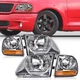 Fit For 1997-2003 Ford F150 Lightning Style Headlights w/Corner Signal Lights
