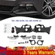 For 2015-2017 Ford Mustang Left+Right Halogen Fog Light+Cover Turn Signal Lights