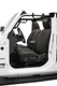 Bestop 29290-35 Polyester Front Seat Cover Black Diamond for 18-26 Jeep JL 4DR