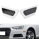 Front Bumper Reflector Side Marker Light Black For Audi A4 B9 2017-19 8W0945071