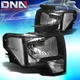 FOR FORD F150 2009-2014 EURO BLACK TINT CRYSTAL HEADLIGHTS CLEAR CORNER LIGHTS