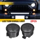Smoked Lens Front Amber LED Turn Signal Lights for Jeep Wrangler JK 2007-2018