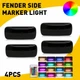 68042143AA For 2010-2018 Dodge RAM 2500HD Rear Fender RGB LED Side Marker Lights