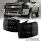 Black Smoke 2007-2013 Chevy Silverado 1500 2500 3500 Headlights Left+Right 07-14 Black Smoke 2007-2013 Chevy Silverado 1500 2500 3500 Headlights Left+Right 07-14