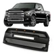 FOR 2015 2016 2017 Ford F150 NEW FRONT GRILL GRILLE ASSEMBLY BLACK PLASTIC W/LED