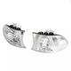 PAIR Turn Signal Indicator Corner Parking Lights For BMW E38 7 Series 1998-2001