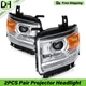 PAIR/2PCS Projector Headlight W/LEDDRL For GMC Sierra 1500 2500HD 3500HD 2014-19