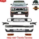Front Bumper Chrome Steel Kit +Grille +Signal Lights For 1995-1997 Toyota Tacoma